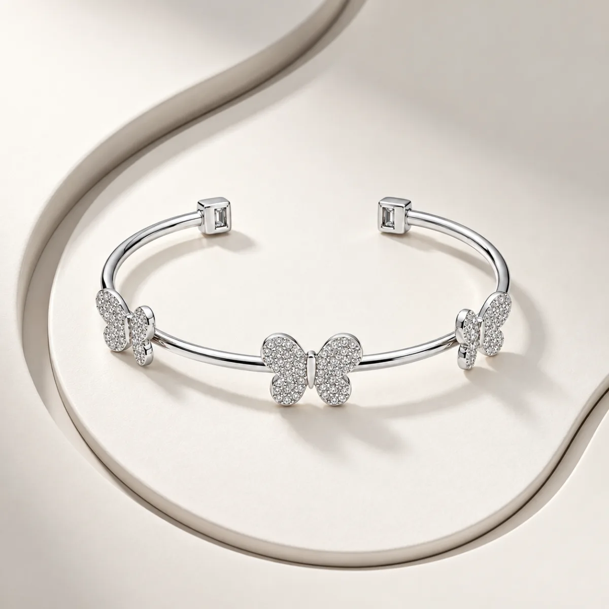 Butterfly Glow Cuff - Image 3 - Parin Jewellers