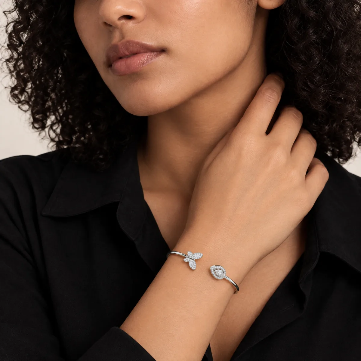 Butterfly Gem Cuff - Image 4 - Parin Jewellers