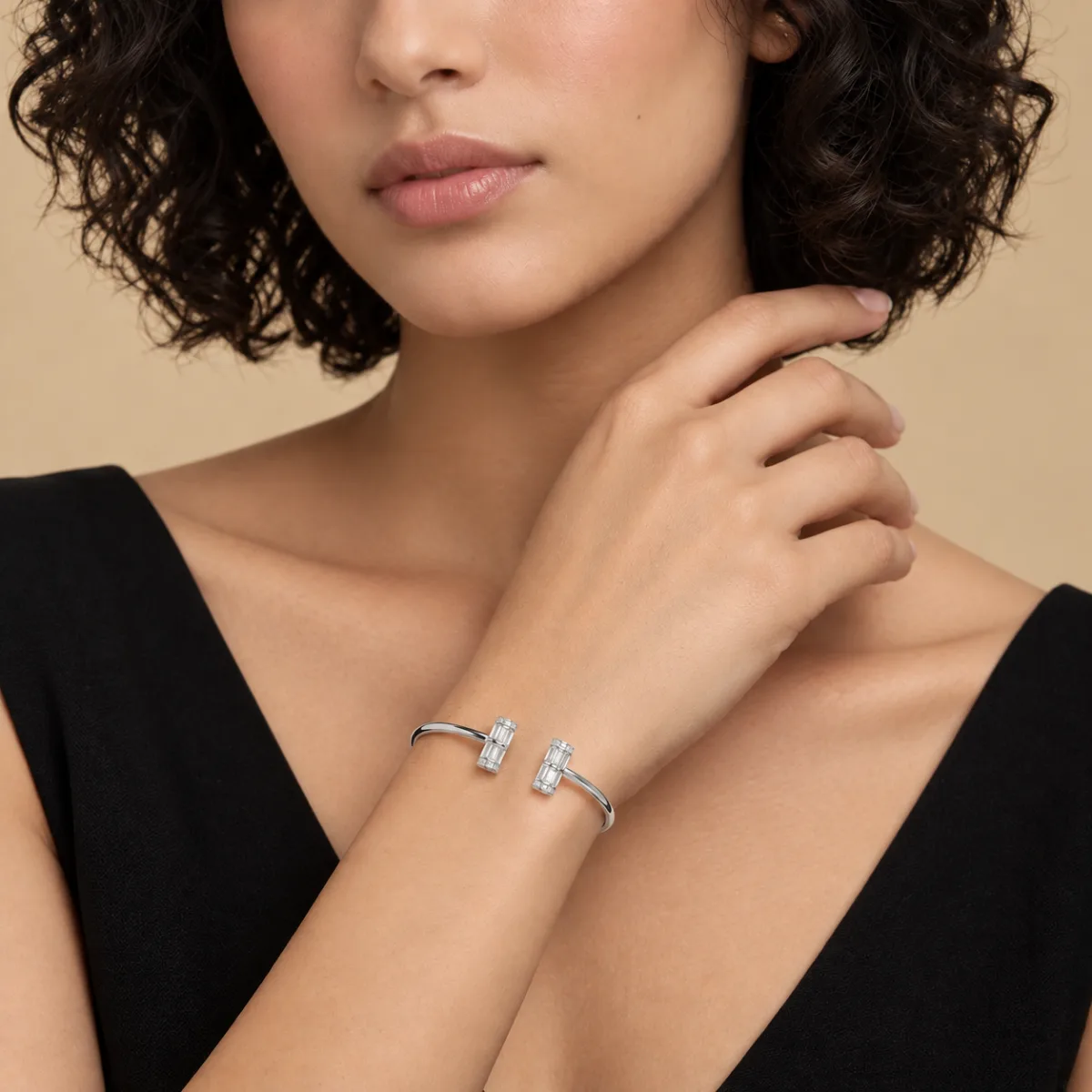 Sleek Cuff Bracelet - Image 4 - Parin Jewellers