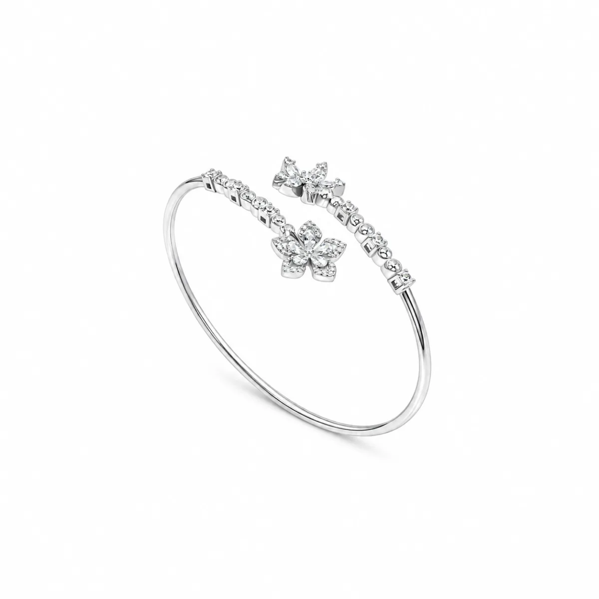 Double Bloom Cuff - Image 2 - Parin Jewellers