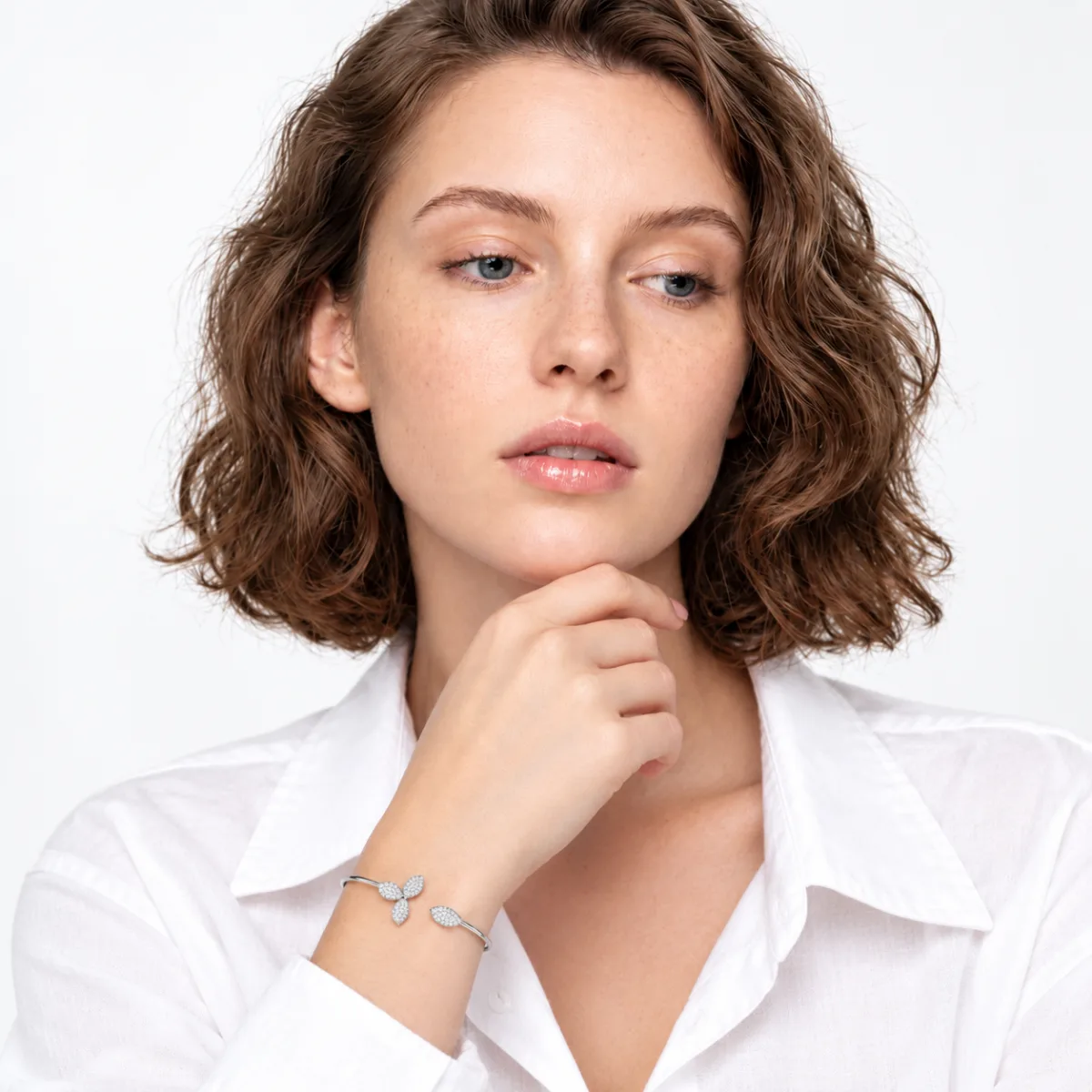 Floral Leaf Cuff - Image 4 - Parin Jewellers