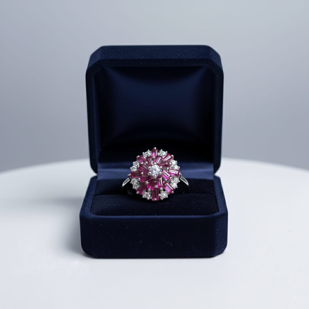 Radiant Ruby Bloom - Image 4 - Parin Jewelers